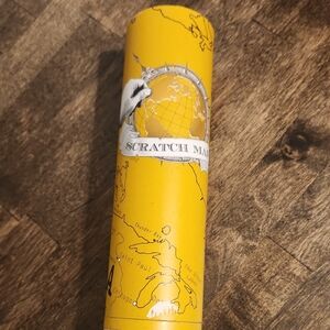 Luckies Scratch Map World Map Poster